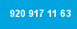 920 917 11 63 920 917 11 63